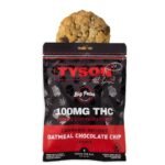 Buy Cannabis Cookies Denmark. A heavyweight cookie made by a heavyweight champion. The TYSON 2.0 X Big Pete's Extra Strength Oatmeal Chocolate Chip Cookie.